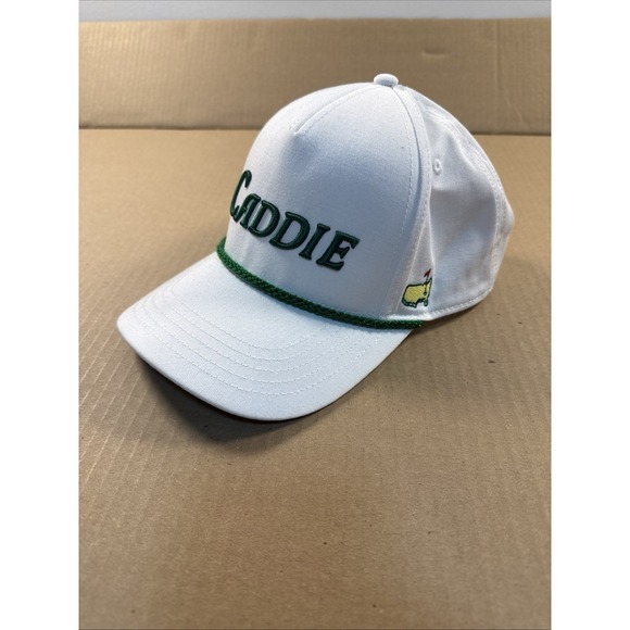 Masters Tournament Caddie American Needle Hat Augusta National Golf Club white